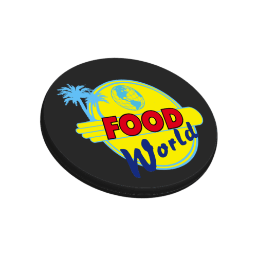 Customisable 24mm Drinks Token in Black customised with your company logo from Total Merchandise