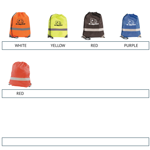 Available backpack colours for the Construction Gift Set from Total Merchandise