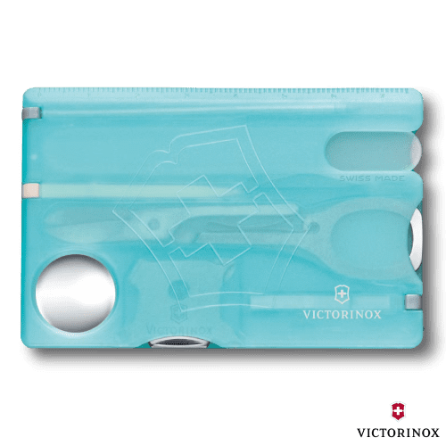 Victorinox SwissCard Nail Care in Transparent Ice Blue