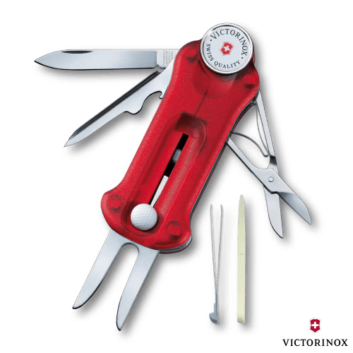 Victorinox Golf Tool in Transparent Red