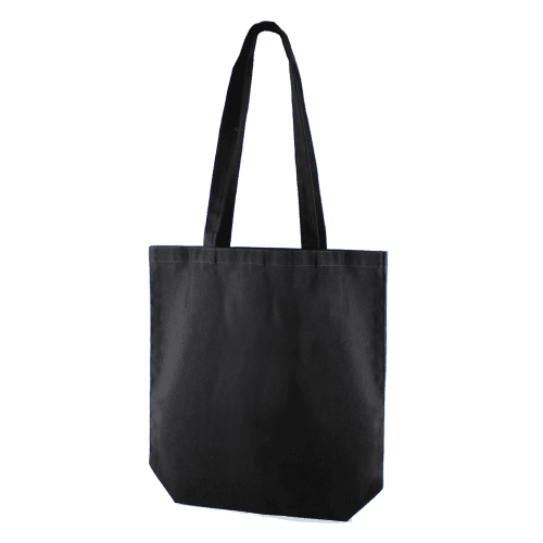 Premium Heavyweight Canvas Tote Bag in Black