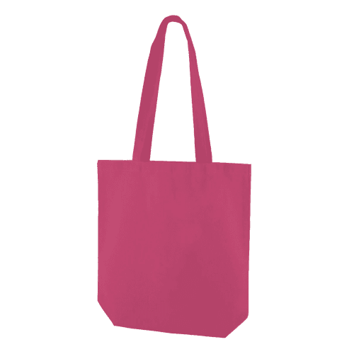 Premium Heavyweight Canvas Tote Bag in Hot Pink