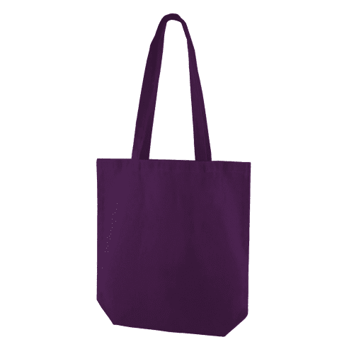 Premium Heavyweight Canvas Tote Bag in Purple