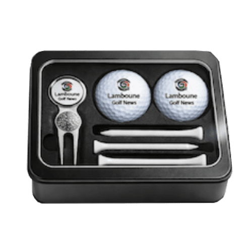 Pine Valley 2 Golf Ball Tin in Black