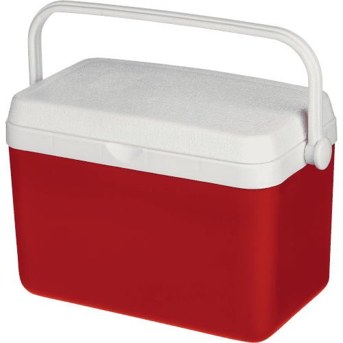 Promotional 4 Litre Cooler Box in Red branded with your logo from Total Merchandise
