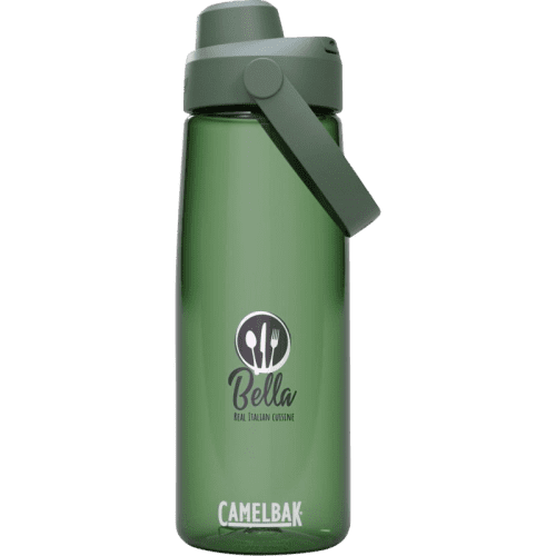 Branded Camelbak® Chug Tritan Plastic Bottle with Flip Cap in Forest Green from Total Merchandise