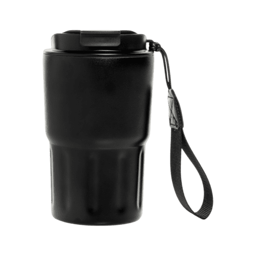 Logo Printed Swiss Peak Deluxe Business Tumbler Gift Set in Black branded with your company logo