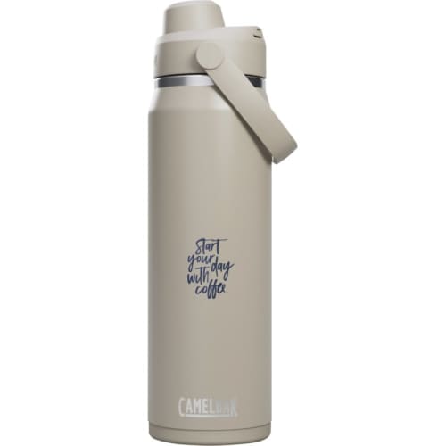 Branded Camelbak® Chug Stainless Steel Bottle with Flip Cap in Light Grey from Total Merchandise
