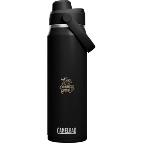 Custom Printed Camelbak® Chug Stainless Steel Bottle with Flip Cap in Black from Total Merchandise