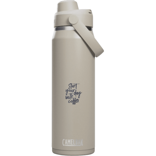 Branded Camelbak® Chug Stainless Steel Bottle with Flip Cap in Light Grey from Total Merchandise