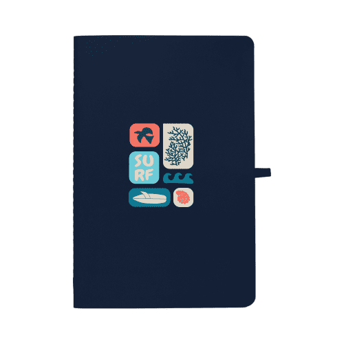 Stone Paper Soft Touch Lined Journal custom printed by Total Merchandise.