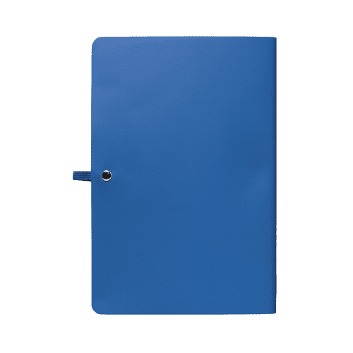 The back of a promotional Stone Paper Soft Touch Lined Journal by Total Merchandise.