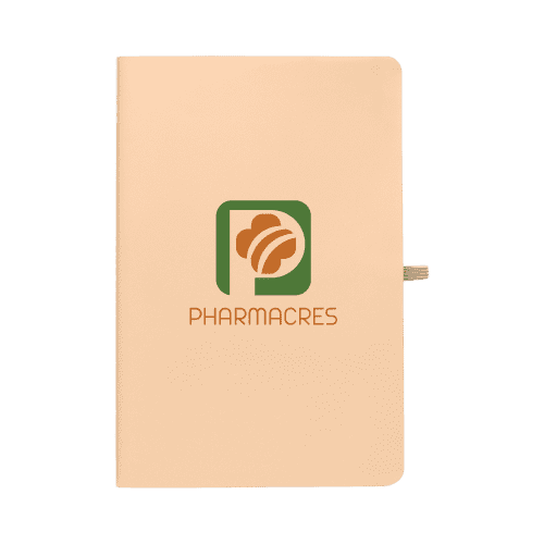 Stone Paper Soft Touch Lined Journal custom branded by Total Merchandise.