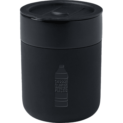 Java Ceramic Tumbler with Silicone Wrap in Black