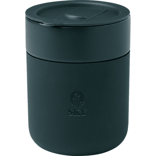 Java Ceramic Tumbler with Silicone Wrap in Green