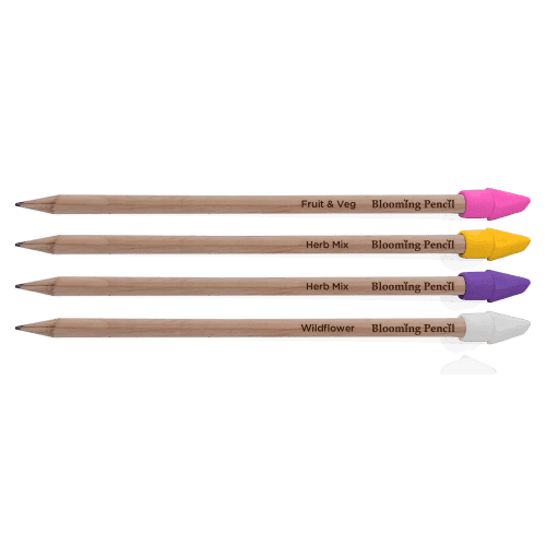 Customised Blooming Pencil with custom backing card printed with your logo from Total Merchandise