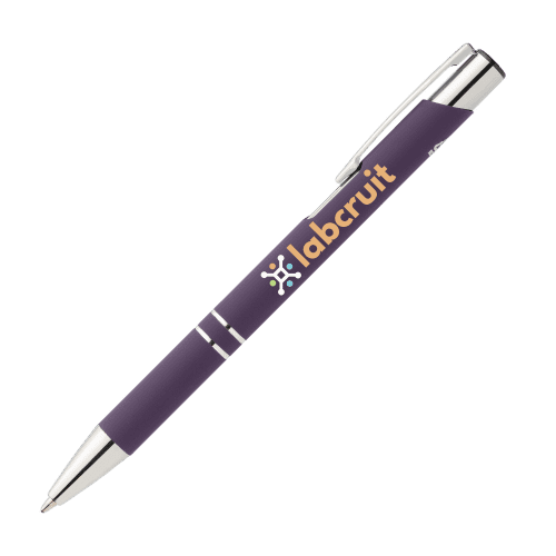 Personalised Crosby Recycled Metal Soft Touch Ballpen