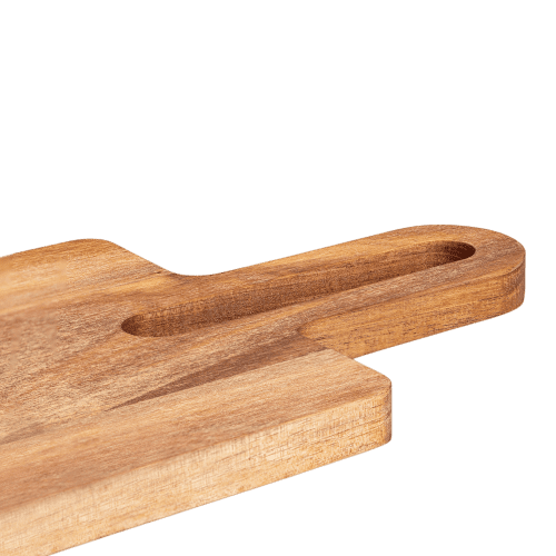 Custom printed Sustainable Wood Chopping Board handle
