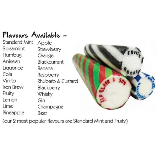 Personalised Rock Sweets Advent Calendar in White printed with your logo from Total Merchandise