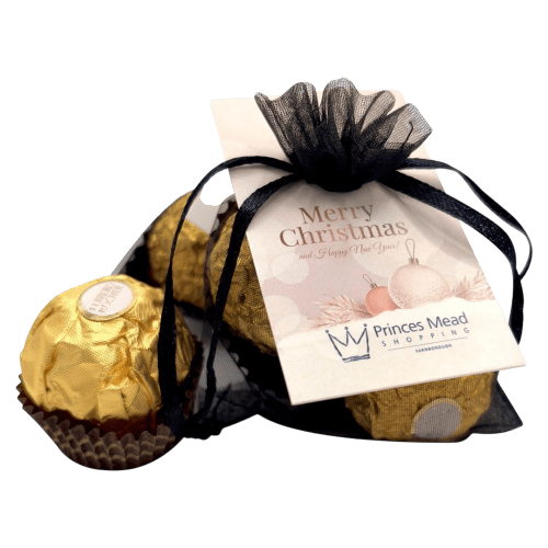 Promotional Organza Bags Filled with Ferrero Rocher