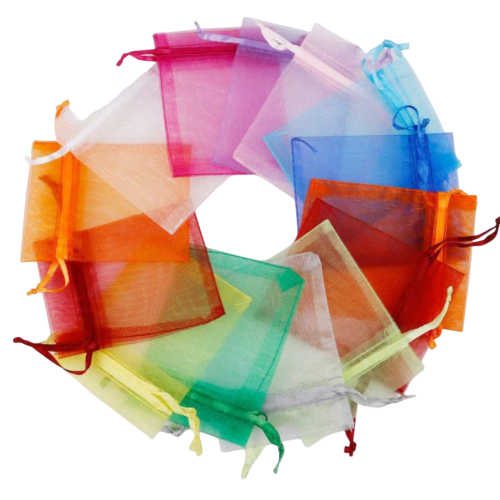 Variety of colour options for the Celebration Organza Bags