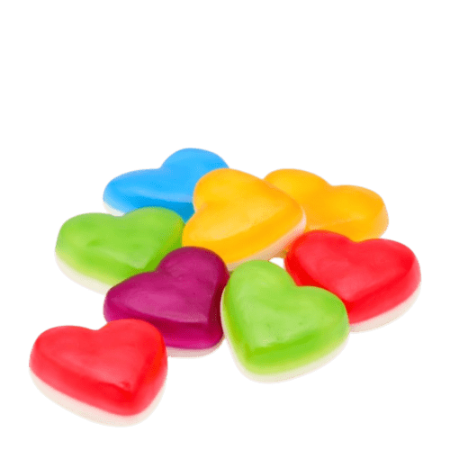 Pride Eco Carton - Haribo® Hearts outside of the eco carton by Total Merchandise
