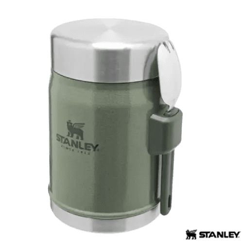 Custom Branded Stanley Recycled Stainless Steel Food Jar in Forest Green from Total Merchandise