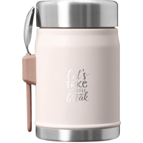 Promotional Stanley Recycled Stainless Steel Food Jar in Light Pink from Total Merchandise