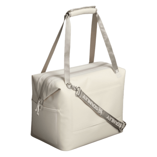Customised Stanley 20 Can Recycled Cooler Bag in Cream branded with your logo from Total Merchandise