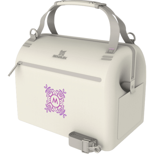 Printed Stanley 20 Can Recycled Cooler Bag in Cream branded with your logo from Total Merchandise