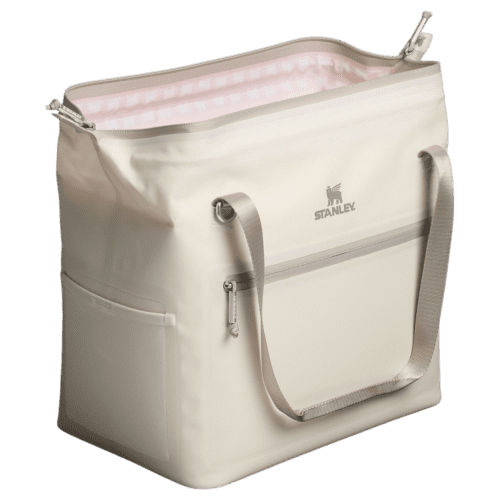 Branded Stanley 20 Can Recycled Cooler Bag in Cream branded with your logo from Total Merchandise