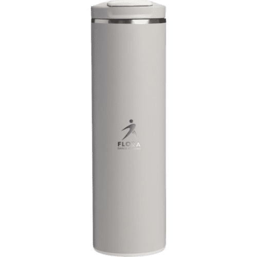 Logo Branded Stanley Fliptop Recycled Stainless Steel Tumbler in Grey from Total Merchandise