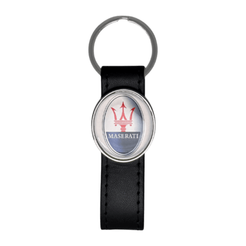 UK Synthetic Leather Keyring Logo Printed by Total Merchandise