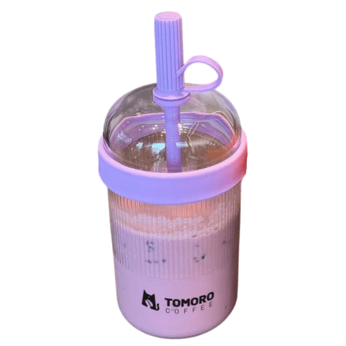 Iced Coffee Tumbler in purple from Total Merchandise