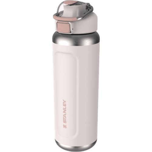 Customisable Stanley Recycled Stainless Steel Insulated Bottle in Rose Gold from Total Merchandise