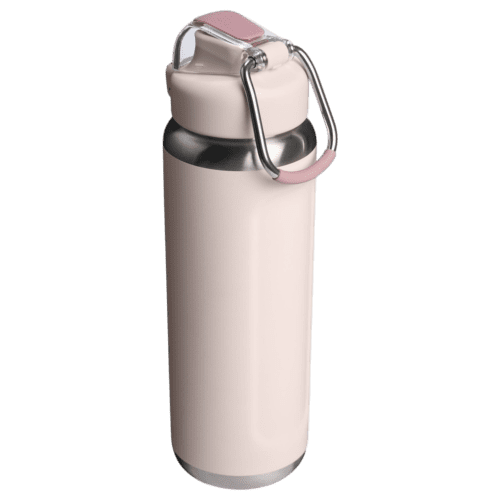 Personalised Stanley Recycled Stainless Steel Insulated Bottle in Rose Gold from Total Merchandise