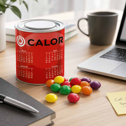 Lifestyle image of the Large Paint Tin - Skittles®
