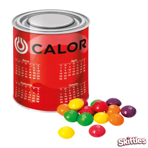 Logo printed Large Paint Tin - Skittles® by Total Merchandise