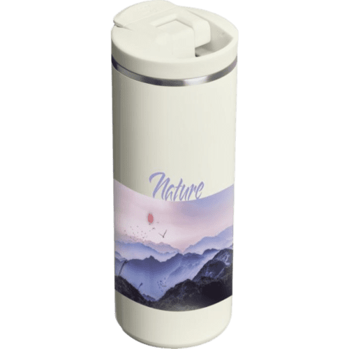 Personalised Stanley 350ml Fliptop Recycled Stainless Steel Tumbler in Cream from Total Merchandise