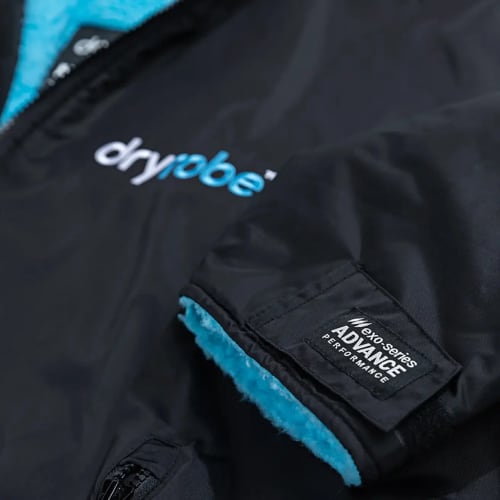 Custom Branded Dryrobe® Advance Changing Robe in Blue/Black from Total Merchandise