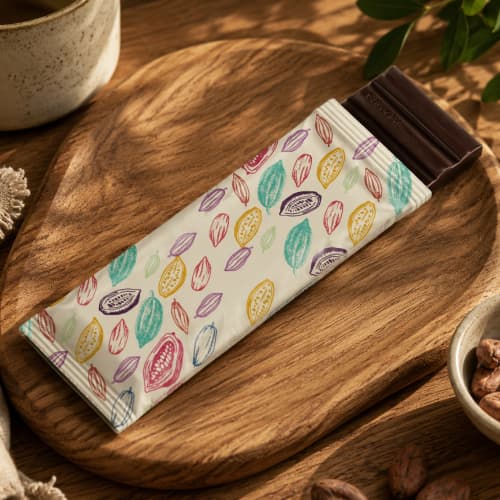 Lifestyle image of the 12 Baton Bar Dark Chocolate custom branded by Total Merchandise