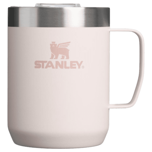 Printed Stanley Everyday 236ml Camp Mug in Light Pink branded with your logo from Total Merchandise
