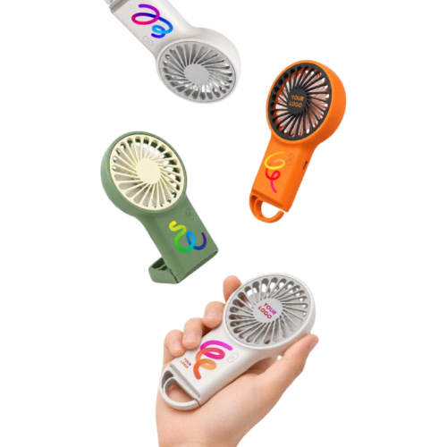 Promotional Mini Clip Fan branded with your company logo from Total Merchandise