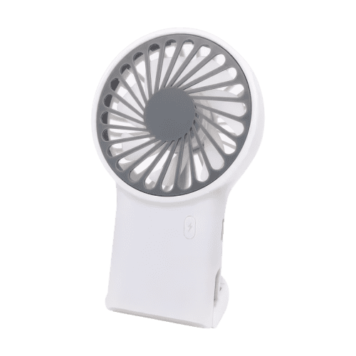 Custom Printed Mini Clip Fan in White branded with your company logo from Total Merchandise