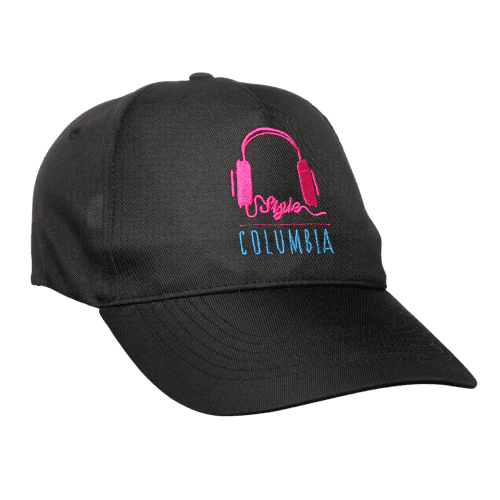 Branded Essential Promotional Cap in Black branded with your logo from Total Merchandise