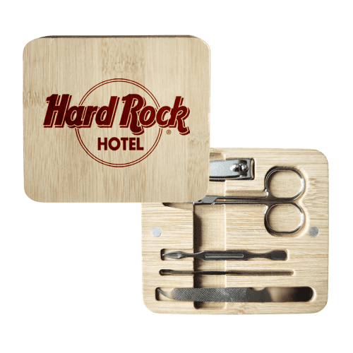 Promotional Bamboo Manicure Set by Total Merchandise