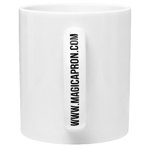 Promotional Cambridge Mugs with Handle Print in White branded with your logo from Total Merchandise