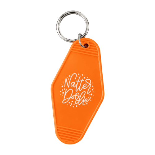 Hotel Keyring in 16 Orange