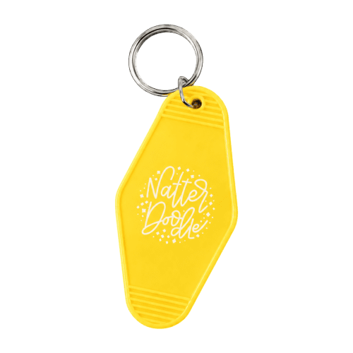 Hotel Keyring in 23 Yellow