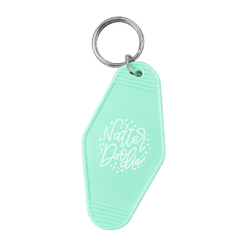 Hotel Keyring in 36 Mint green